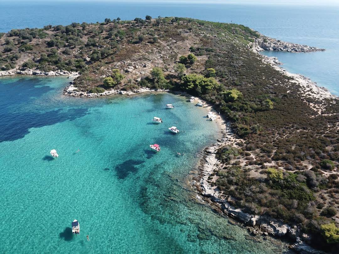 4-Hour Private Cruise to Diaporos & Blue Lagoon from Ormos Panagias